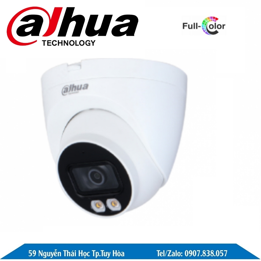 Camera IP Dome Full Color 2MP DAHUA DH IPC HDW2249T S IL