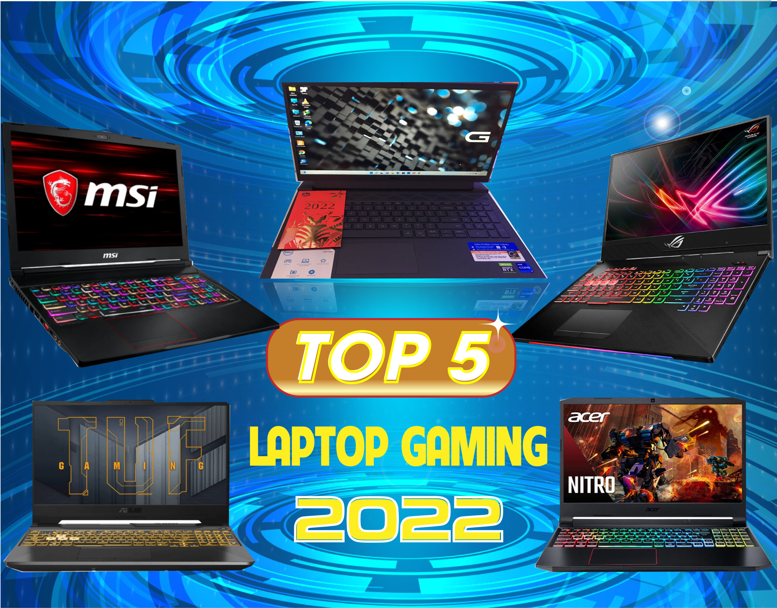 Top 5 Laptop Gaming 2022