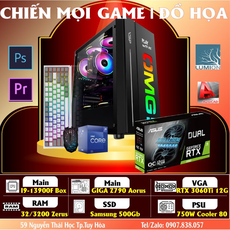 Build May tinh bo PC HVGaming I9-13900F-01